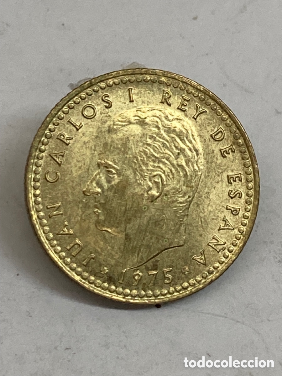 Monedas Juan Carlos I: Moneda de una pesetas 1975 E75 - Foto 2