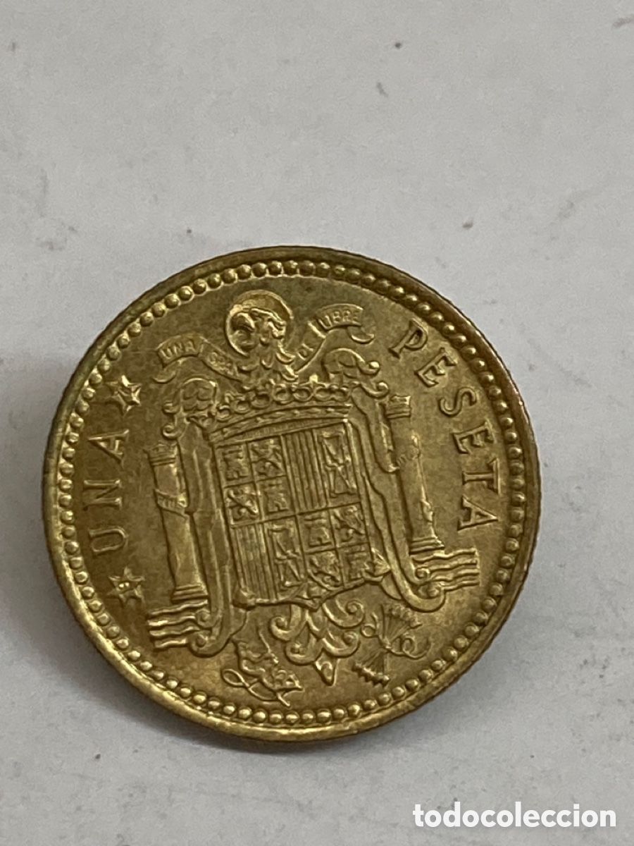 Monedas Juan Carlos I: Moneda de una pesetas 1975 E75 - Foto 1