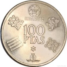 Monedas Juan Carlos I: Ω ESPAÑA. 100 PESETAS DE 1980 *80 (ESPAÑA' 82). EBC, BRILLO ORIGINAL. KM# 820. (529).