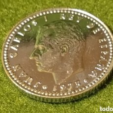 Monedas Juan Carlos I: PLATA 1 PESETA 1975 *78 RARA