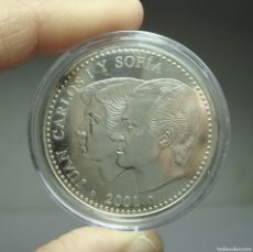 Monedas Juan Carlos I: 2000 PESETAS. PLATA. JUAN CARLOS I. 2001. Lote 401345314