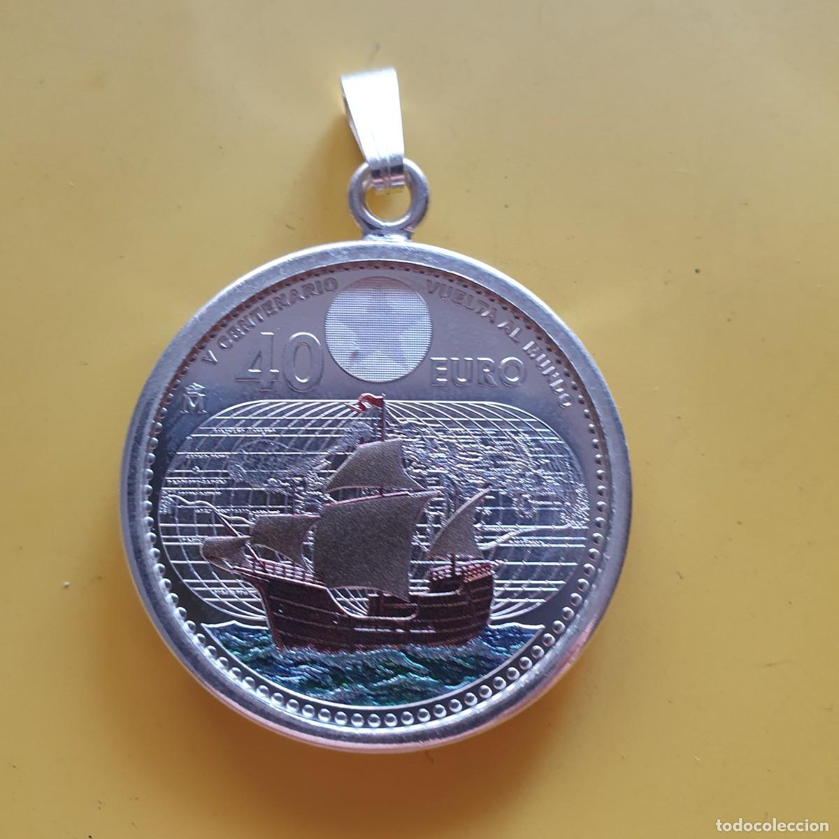 Moedas Juan Carlos I: moneda con cerco de plata