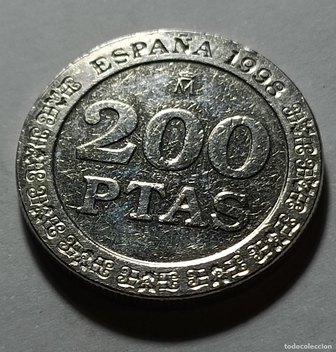 Monedas Juan Carlos I: Moneda 200 pesetas 1998 - Foto 2