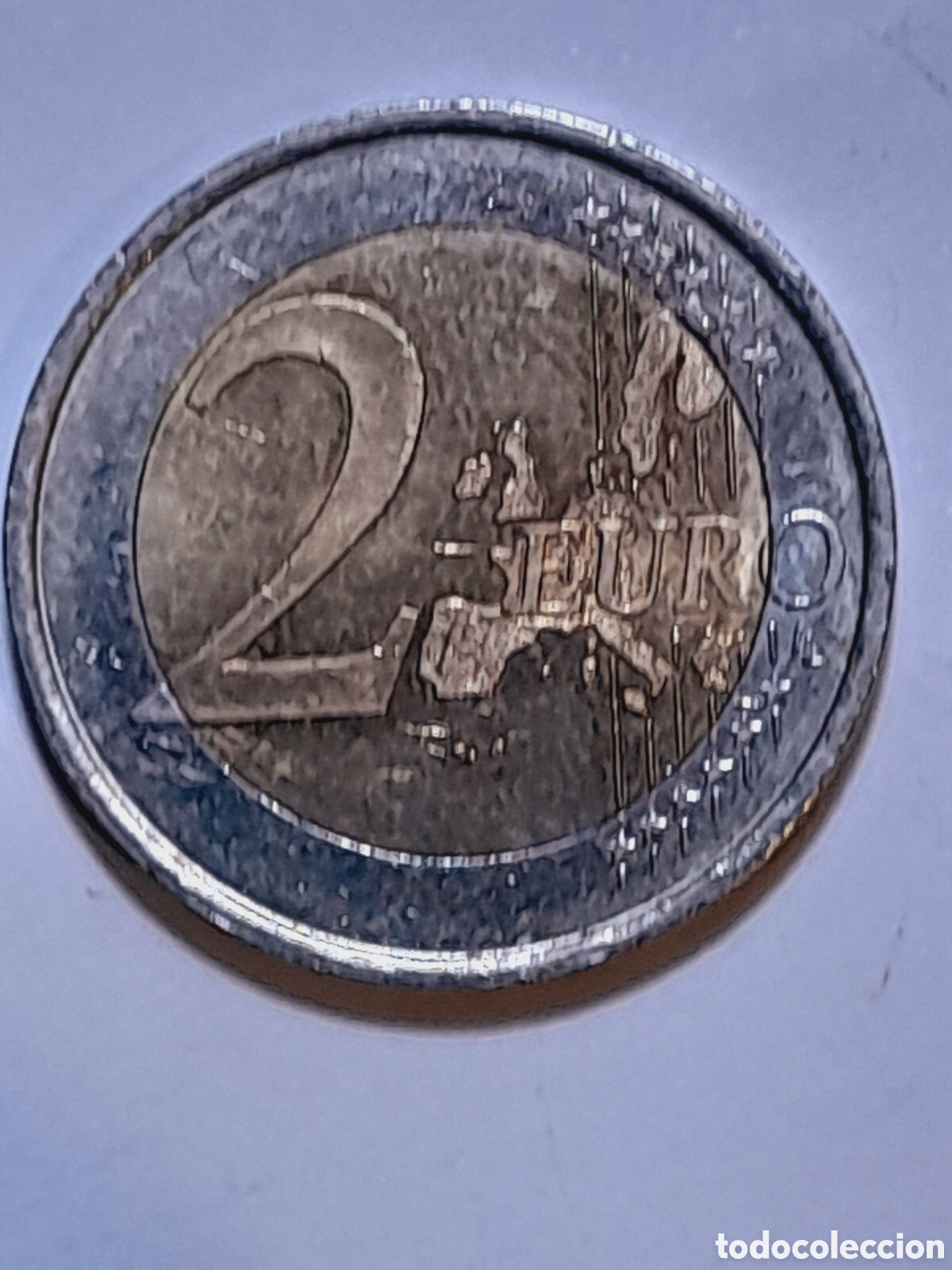 Monedas Juan Carlos I: Moneda 2 euros Espa&ntilde;a. ERROR - Foto 2