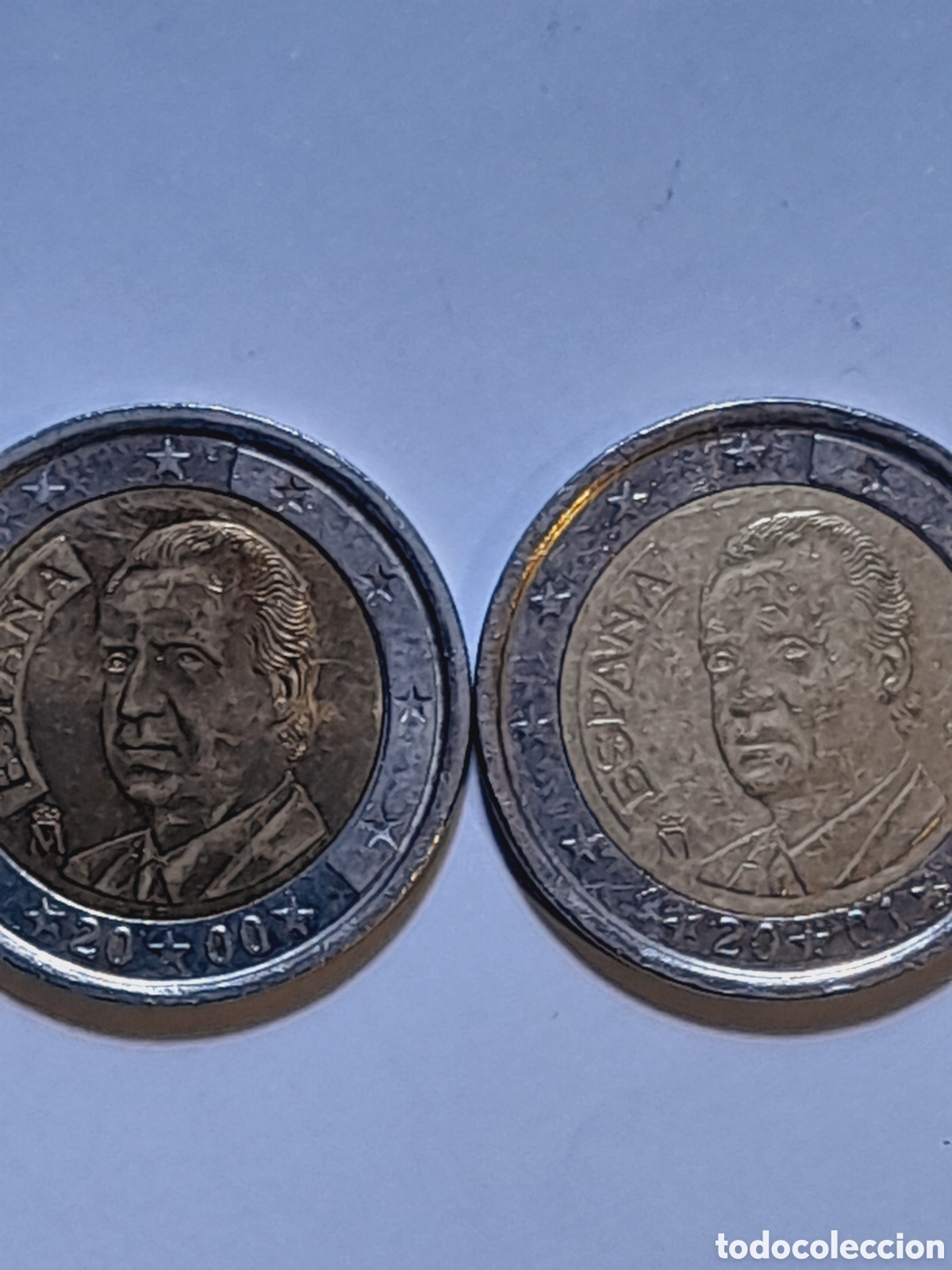 Monedas Juan Carlos I: Moneda 2 euros Espa&ntilde;a. ERROR - Foto 4