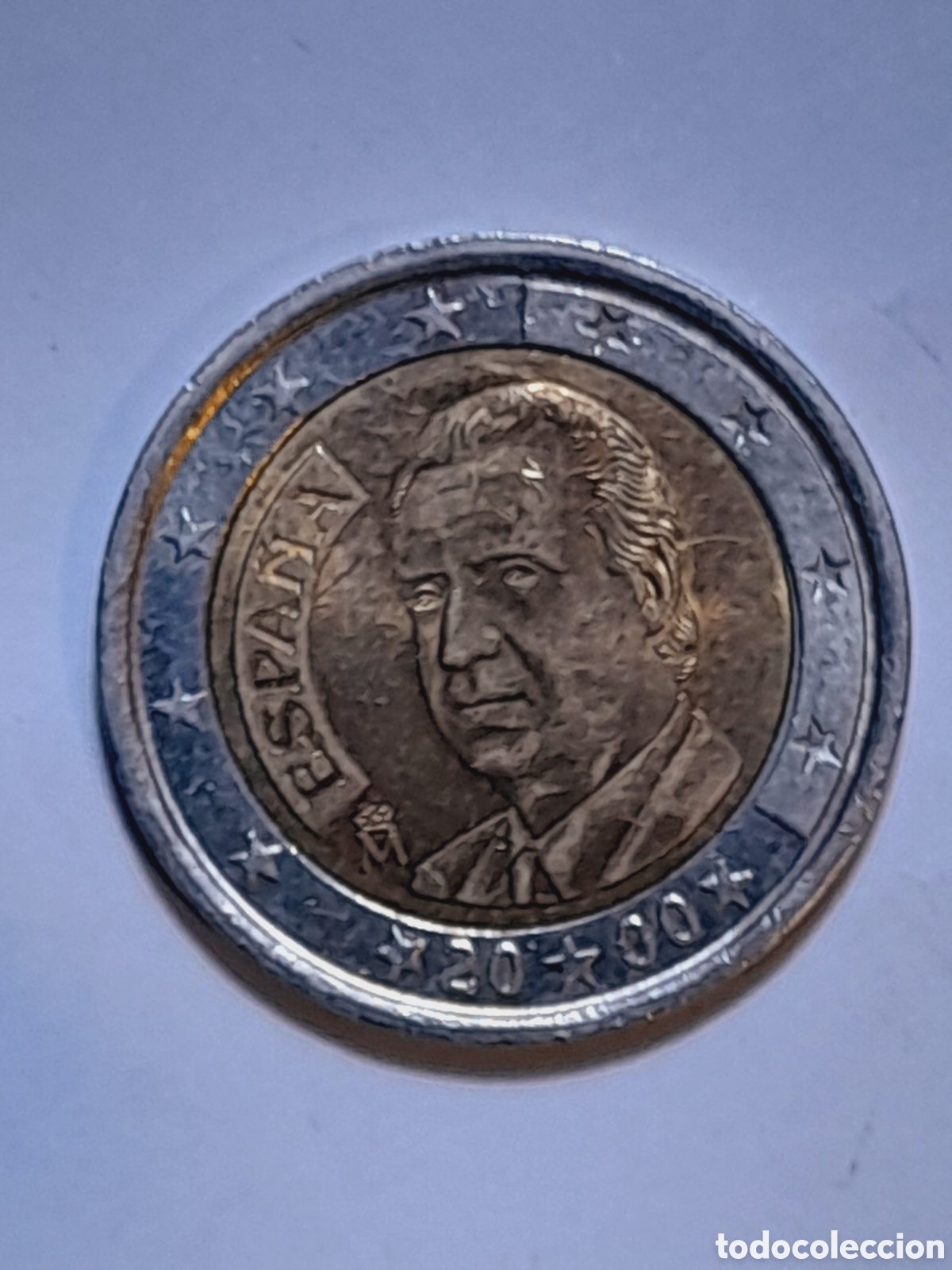 Monedas Juan Carlos I: Moneda 2 euros Espa&ntilde;a. ERROR - Foto 1