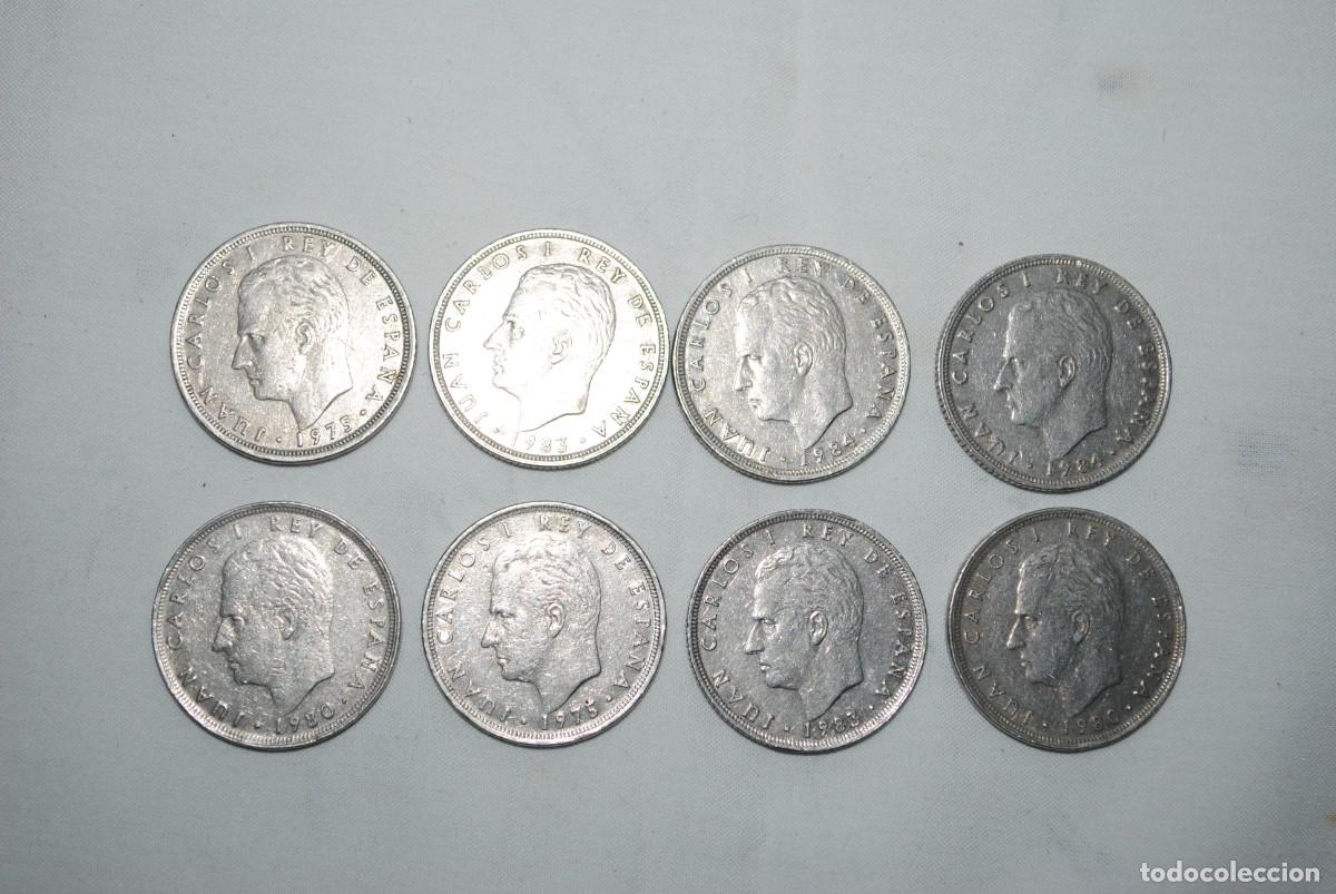 Monedas Juan Carlos I: MONEDAS DE 25 PESETAS REY JUAN CARLOS 1&ordm; . LOTE .