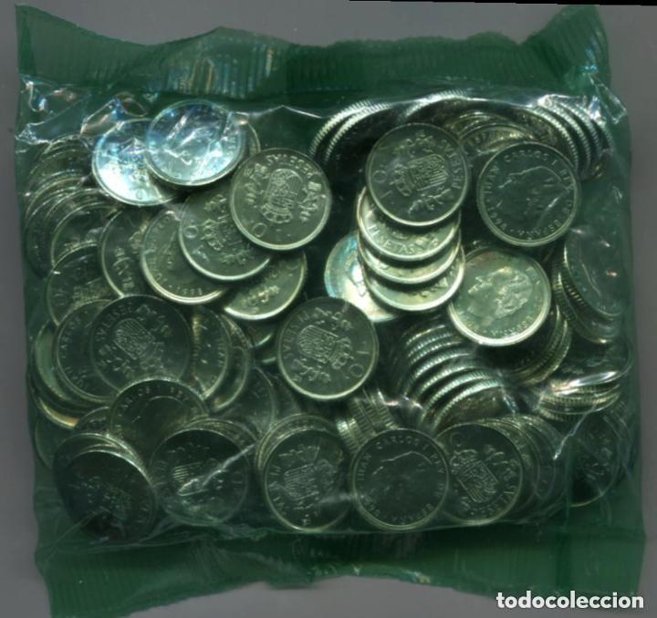 Monedas Juan Carlos I: BOLSA COMPLETA F.N.M.T. 100 MONEDAS DE 10 PESETAS 1998
