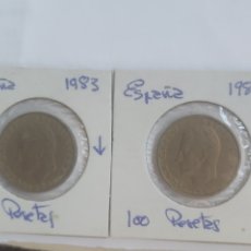 Monedas Juan Carlos I: DOS MONEDAS DE 100 PESETAS 1983