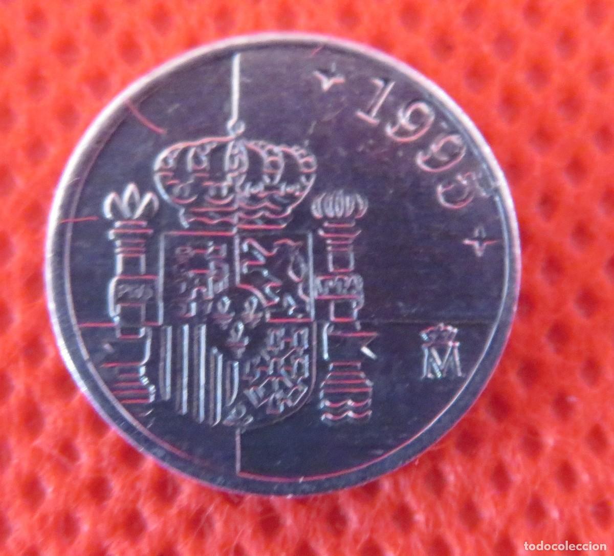 Monedas Juan Carlos I: Moneda de 1 Peseta de 1995 - Foto 2