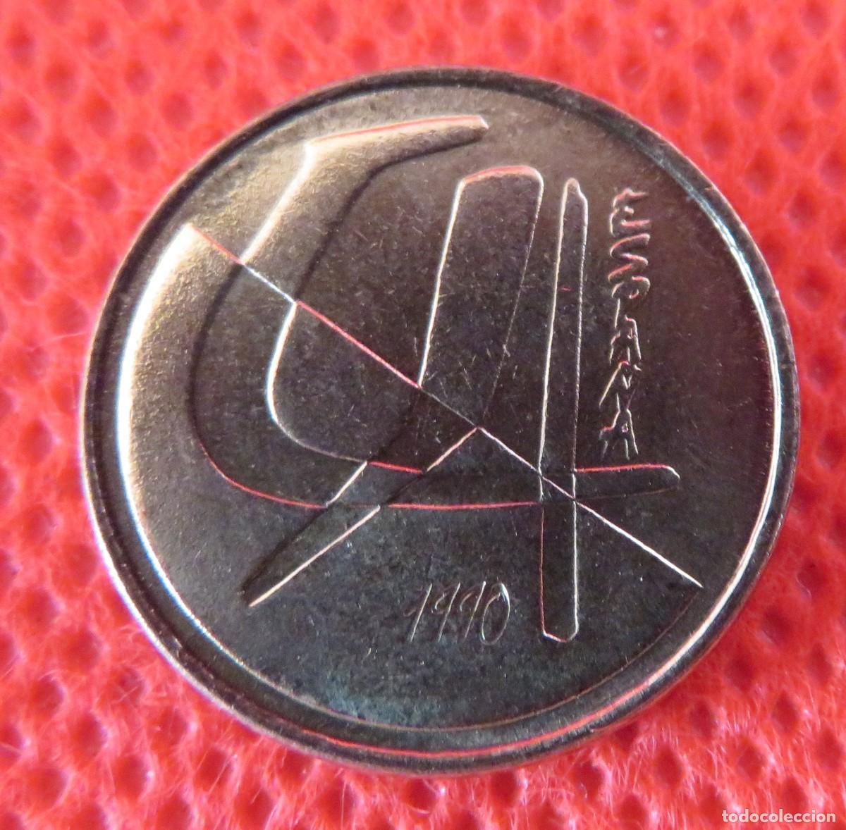 Monedas Juan Carlos I: Moneda de 5 pesetas de 1990 - Foto 2