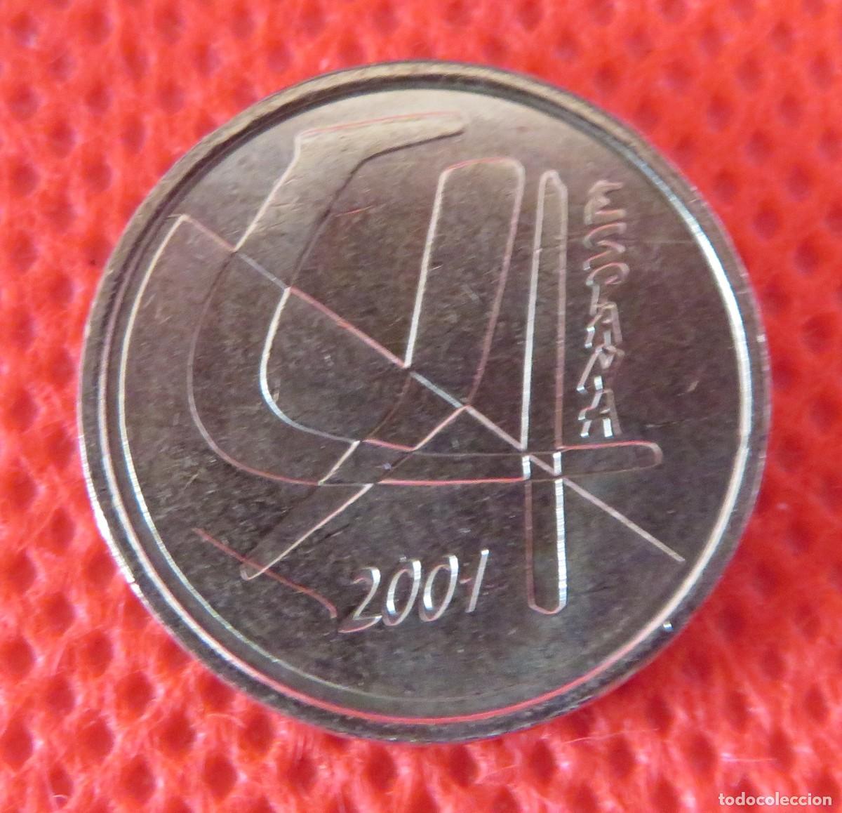 Monedas Juan Carlos I: 5 pesetas 2001 sin circular. - Foto 2