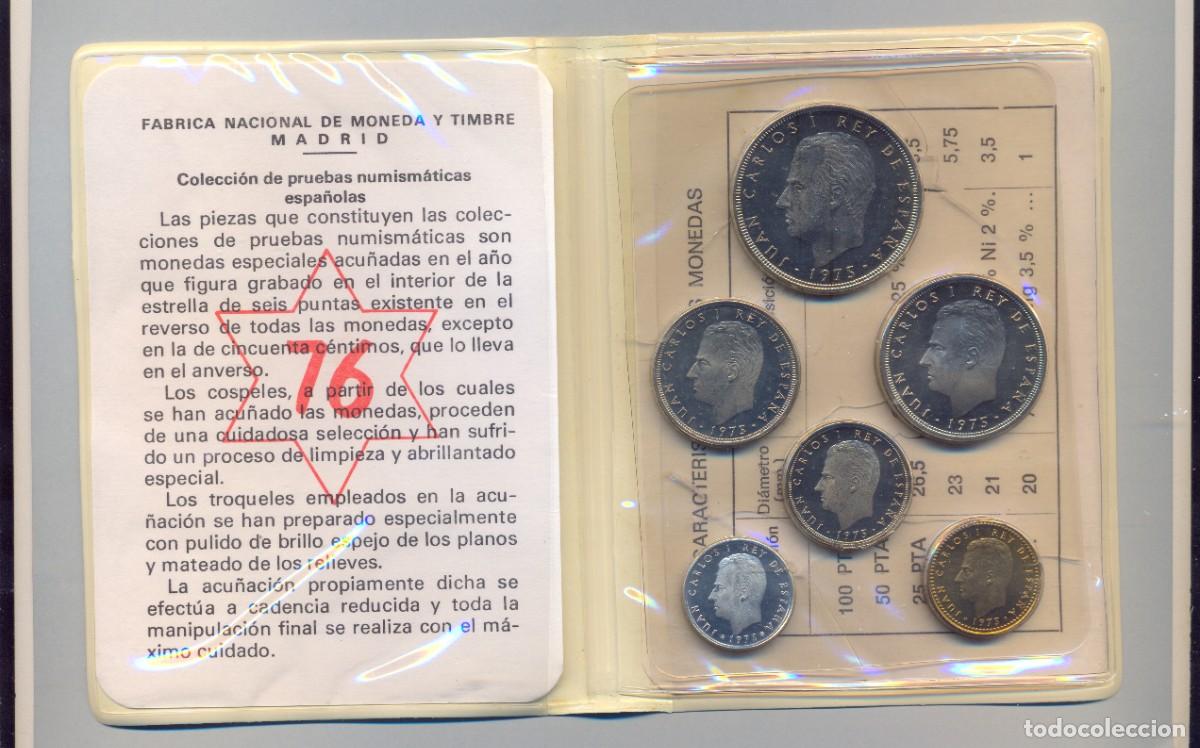 M&uuml;nzen unter Juan Carlos I: Cartera oficial de la FNMT en calidad PROOF de 1976