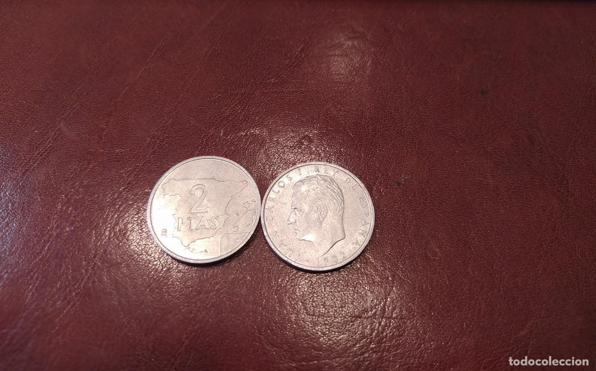 M&uuml;nzen unter Juan Carlos I: MONEDA 2 PESETAS A&Ntilde;O 1982. ALUMINIO