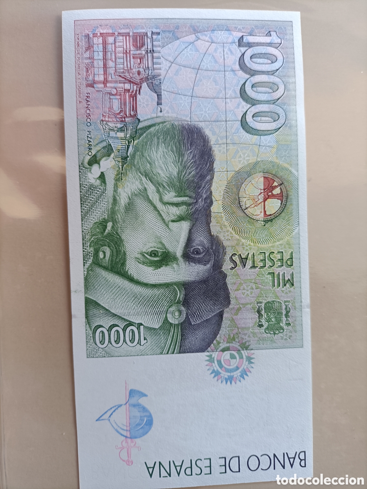 M&uuml;nzen unter Juan Carlos I: Billete de 1000 pesetas Hern&aacute;n cortes