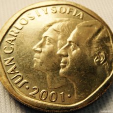 Monedas Juan Carlos I: 500 PESETAS,CARA DE D. JUAN CARLOS Y DÑA. SOFIA 2001, SC