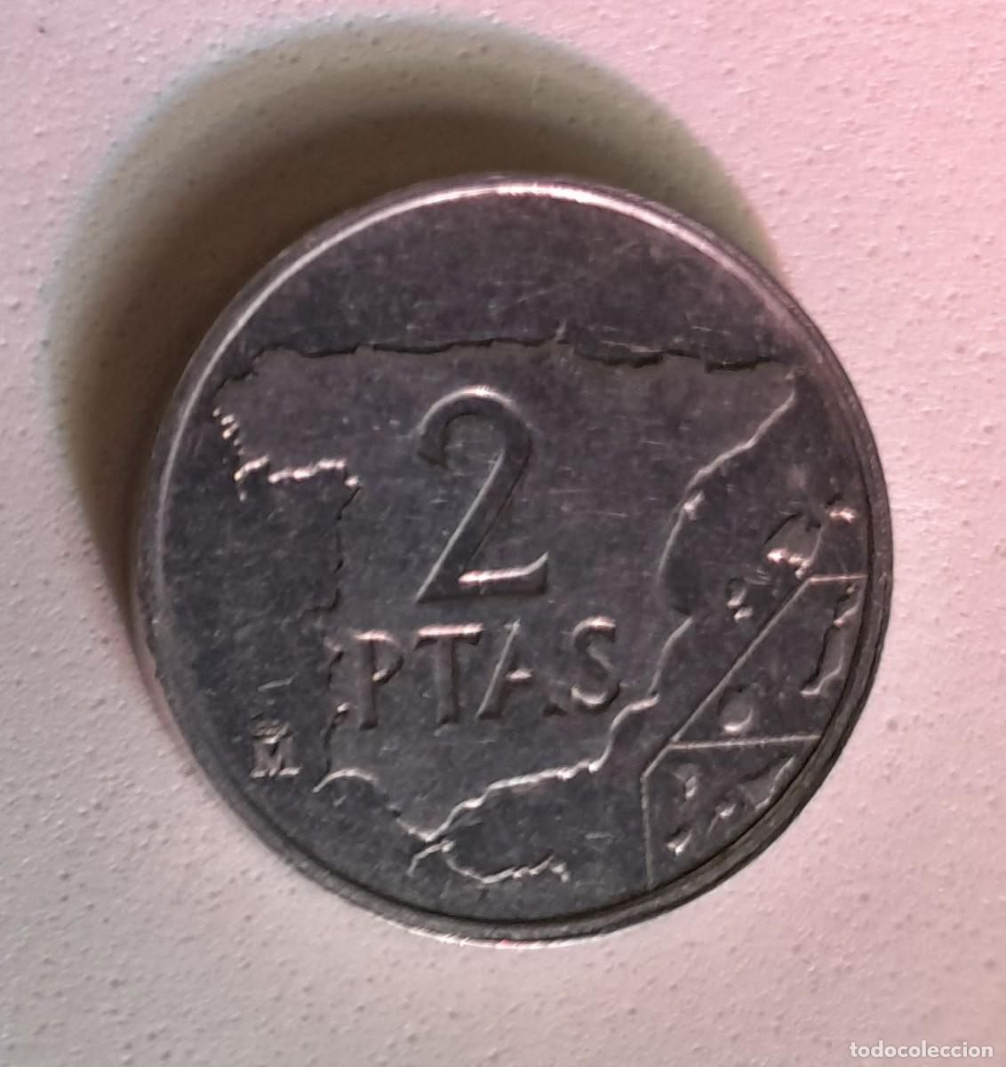 Monedas Juan Carlos I: Moneda de 2 pesetas de 1980 - Foto 3