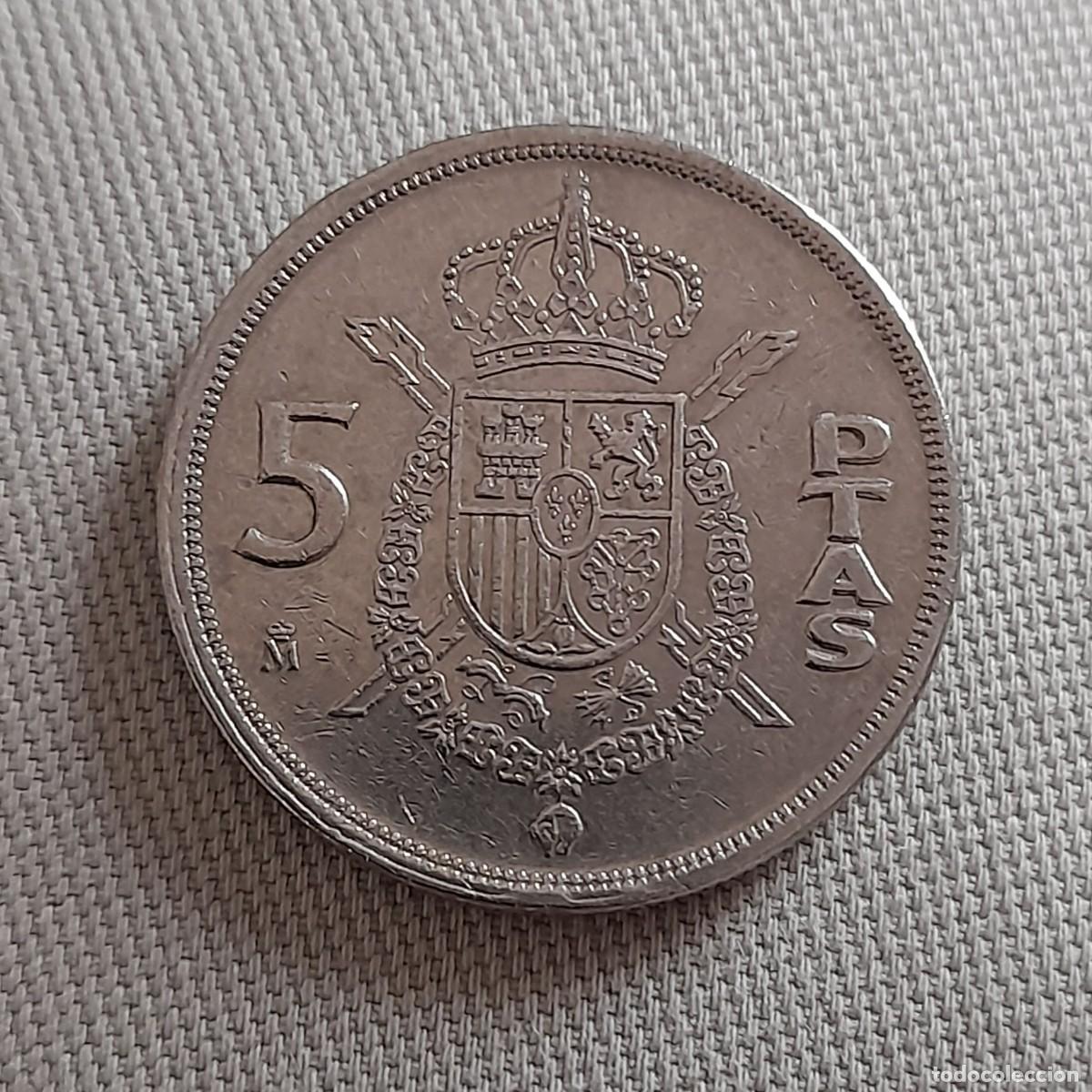 Monedas Juan Carlos I: Moneda de 5 pesetas de 1984 - Foto 1