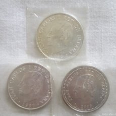 Monedas Juan Carlos I: TRES MONEDAS DE 2000 PESETAS DE PLATA 1996, 1997 Y 1999 JUAN CARLOS I.