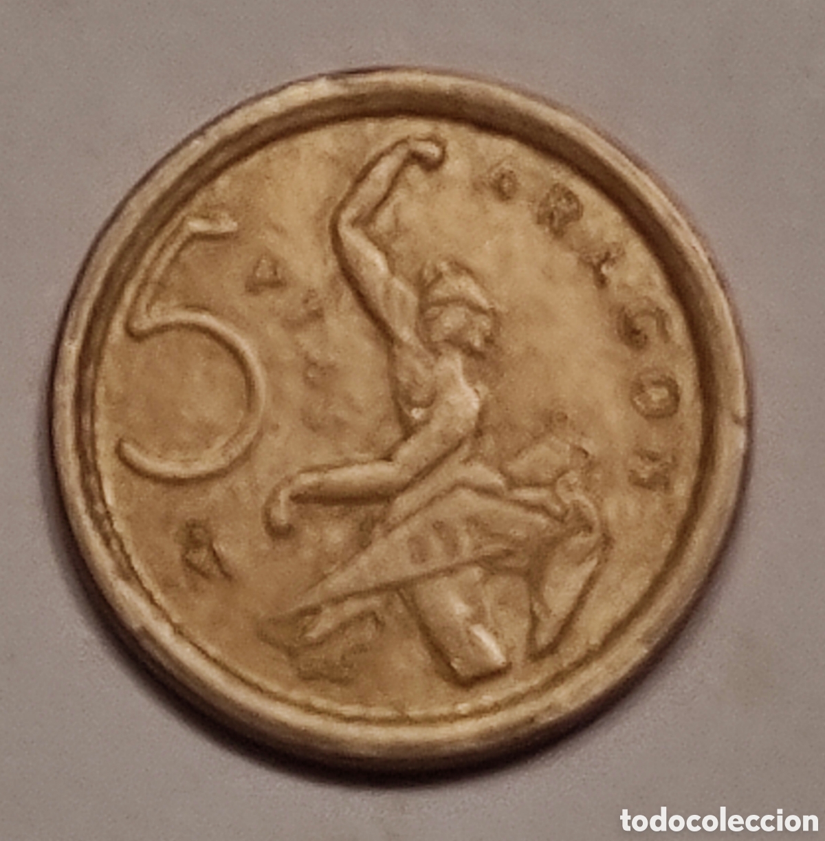 Monedas Juan Carlos I: ARAG&Oacute;N 5 PESETAS 1994 - Foto 2