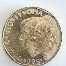 Monedas Juan Carlos I: 500 PESETAS DE JUAN CARLOS I AÑO 1995. CON PLENO BRILLO ORIGINAL MUY ESCASA Y RARA