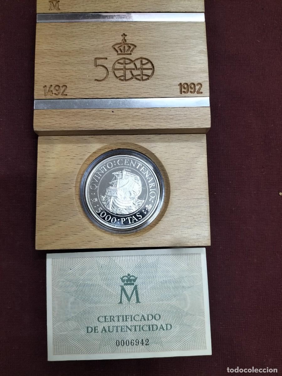Monedas Juan Carlos I: Moneda de 5000 pesetas de 1989 - Foto 1