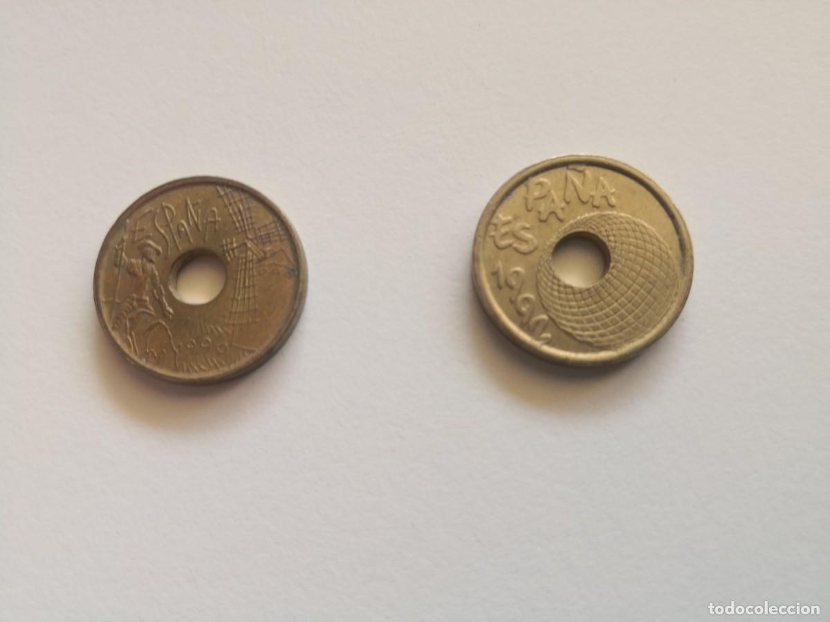 Monedas Juan Carlos I: 2 MONEDAS DE 25 PTAS. - Foto 1
