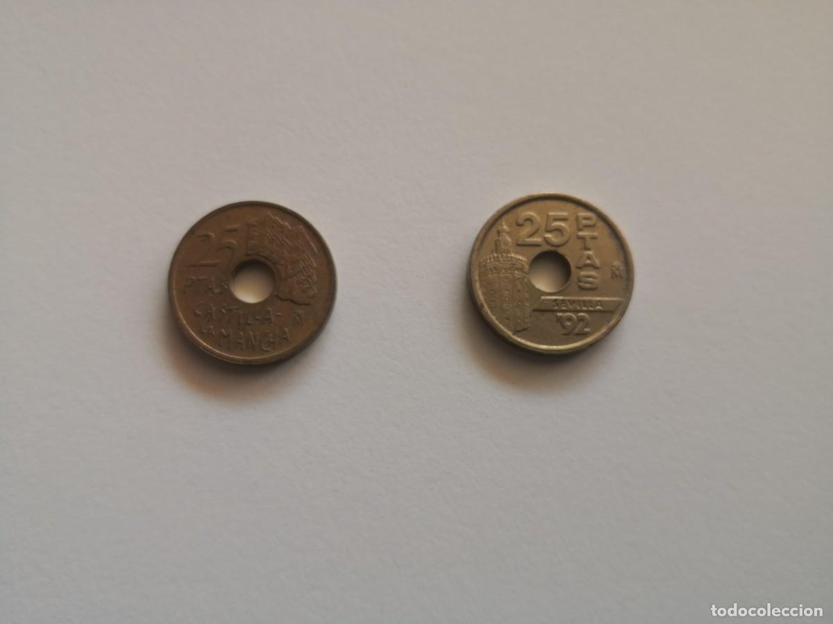Monedas Juan Carlos I: 2 MONEDAS DE 25 PTAS. - Foto 2