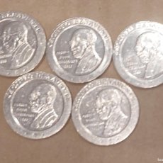 Monedas Juan Carlos I: UN (1) LOTE DE 5 MONEDAS DE 200 PTAS. AÑO 1997.
