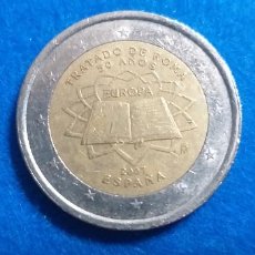 Monedas Juan Carlos I: ESPAÑA. AÑO 2007. MONEDA DE 2 EUROS. CONMEMORATIVA: TRATADO DE ROMA. CIRCULADA.