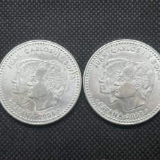 Monedas Juan Carlos I: 2 MONEDAS PLATA 12 EUROS 2008 JUANCARLOS I Y SOFÍA