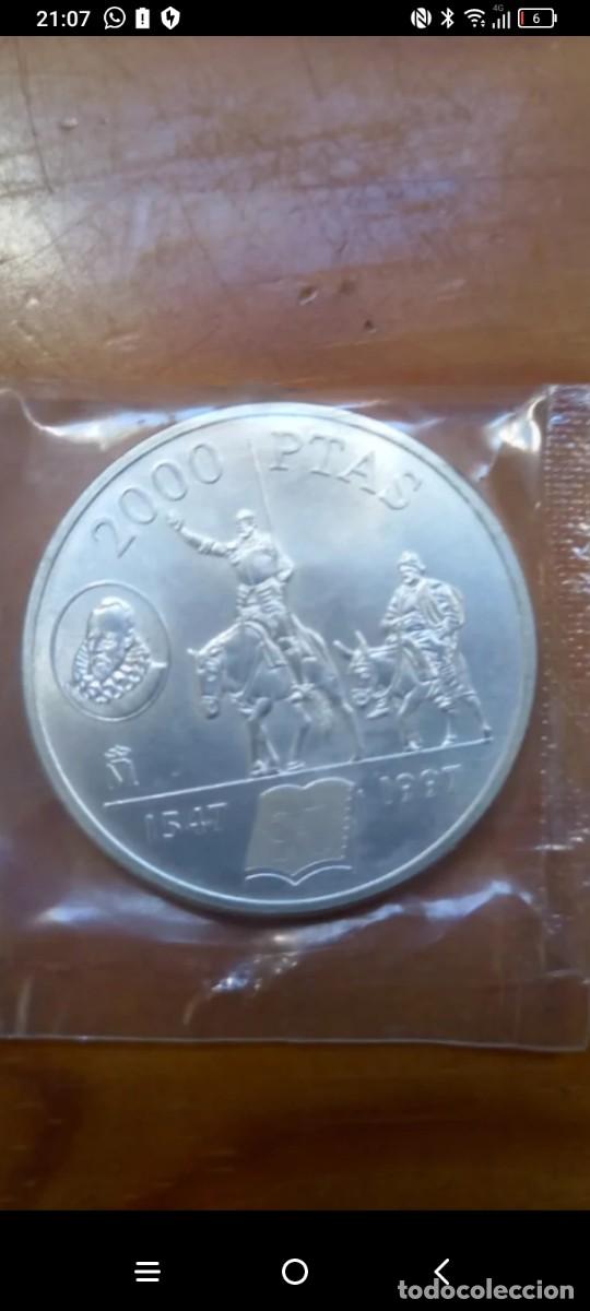 Monedas Juan Carlos I: Moneda plata de 2000 pesetas 1997 - Foto 2