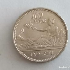 Monedas Juan Carlos I: MONEDA 100 PESETAS, AÑO 2001, JUAN CARLOS I, LIS CARA