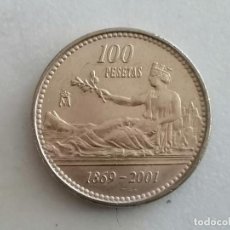 Monedas Juan Carlos I: MONEDA 100 PESETAS, AÑO 2001, JUAN CARLOS I, LIS CRUZ