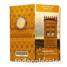 Monnaies Juan Carlos I: ESPA&Ntilde;A 2 EUROS 2020 PROOF - CONM. ARQ.MUD&Eacute;JAR DE ARAG&Oacute;N