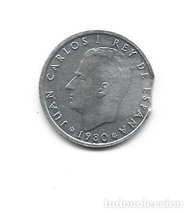 Monedas Juan Carlos I: 50 CENTIMOS-1980*19-80-ERROR-SEGMENTADA EN LA VURVA - Foto 1
