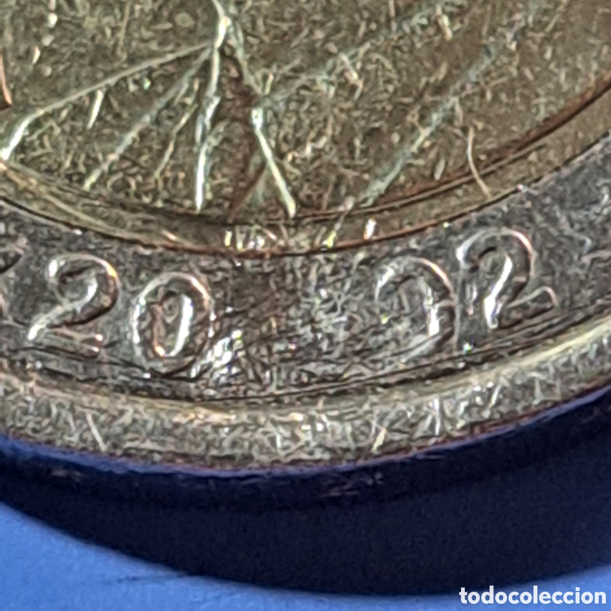 Monedas Juan Carlos I: Vendo moneda de 2&euro; de Espa&ntilde;a 2002 con error. - Foto 2
