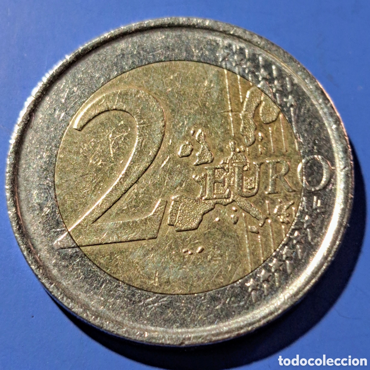 Monedas Juan Carlos I: Vendo moneda de 2&euro; de Espa&ntilde;a 2002 con error. - Foto 3
