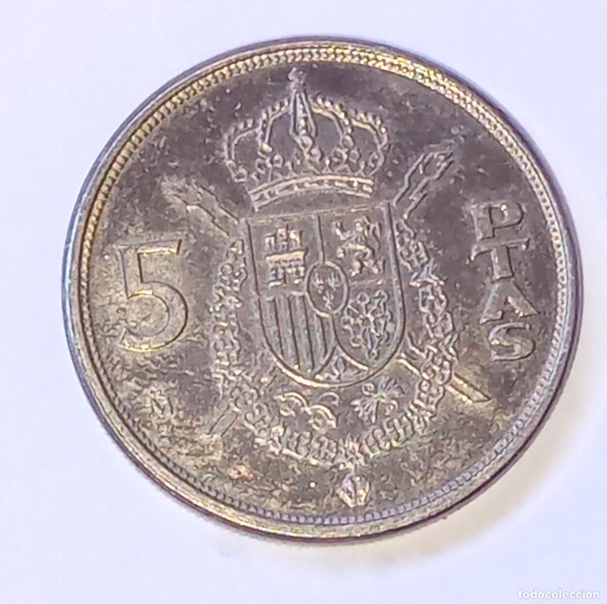 Monedas Juan Carlos I: Moneda de 5 pesetas a&ntilde;o 1982 - Foto 1