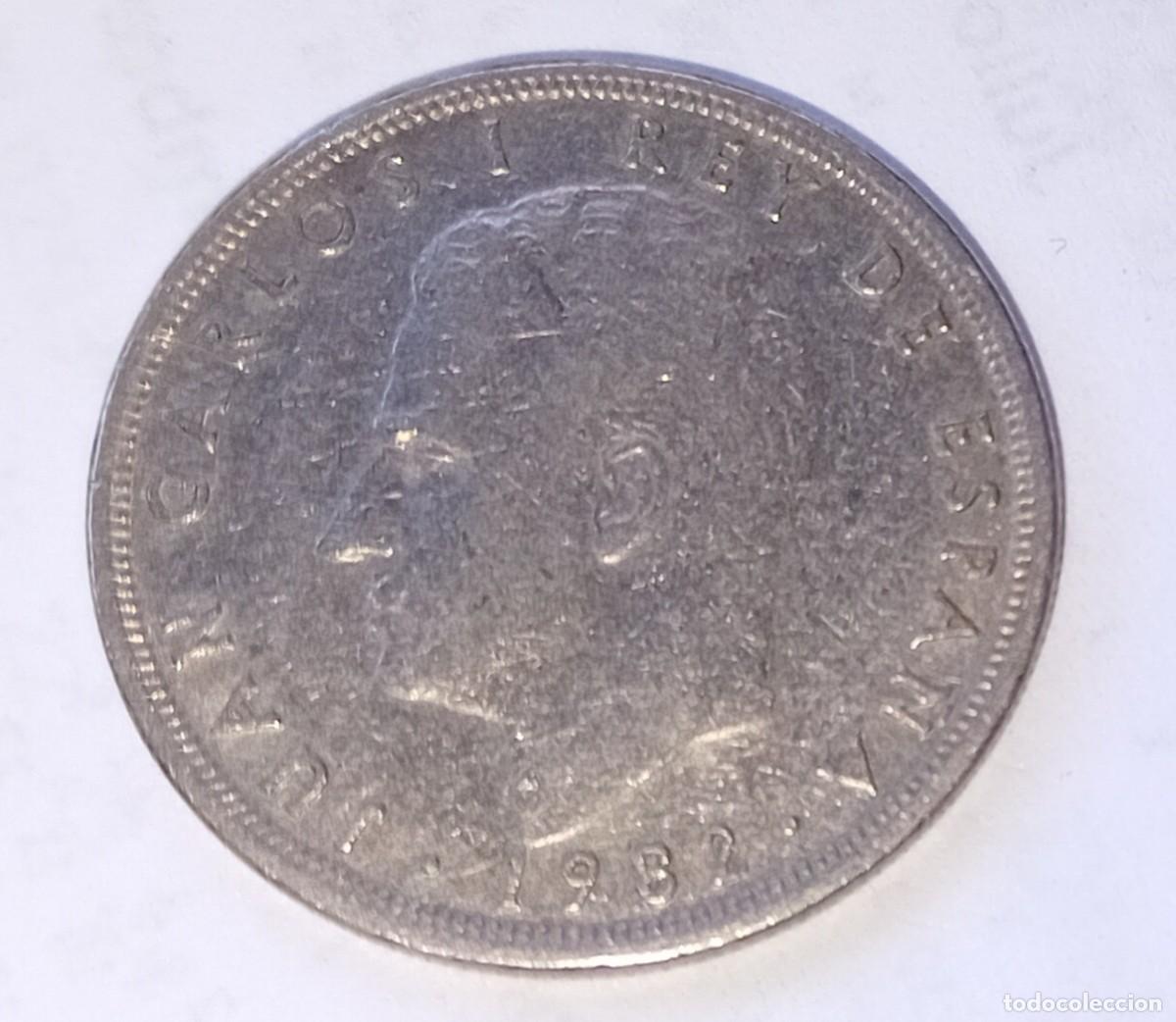Monedas Juan Carlos I: Moneda de 5 pesetas a&ntilde;o 1982 - Foto 2