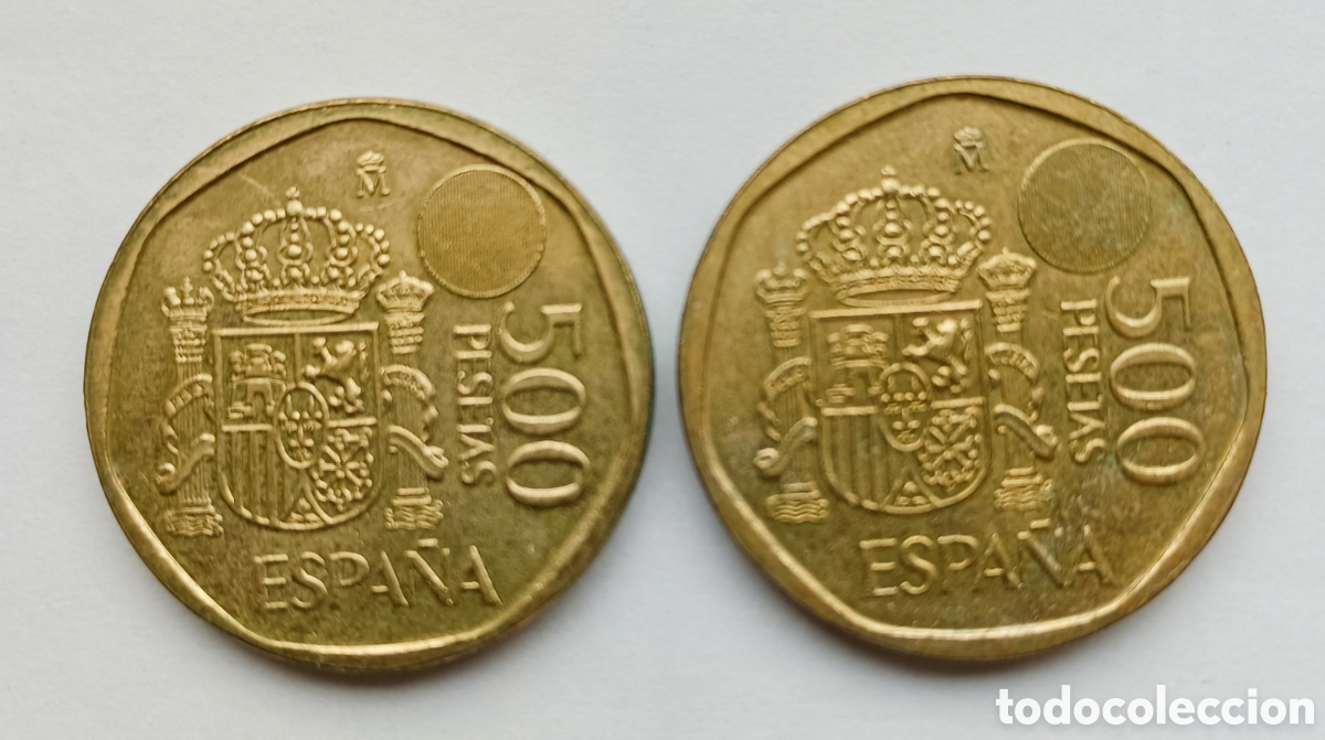 Monedas Juan Carlos I: 6 Monedas 500 pesetas - Foto 2