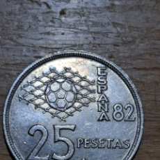 Monedas Juan Carlos I: 25 PESETAS 1980. ESTRELLA 81. MUNDIAL 82