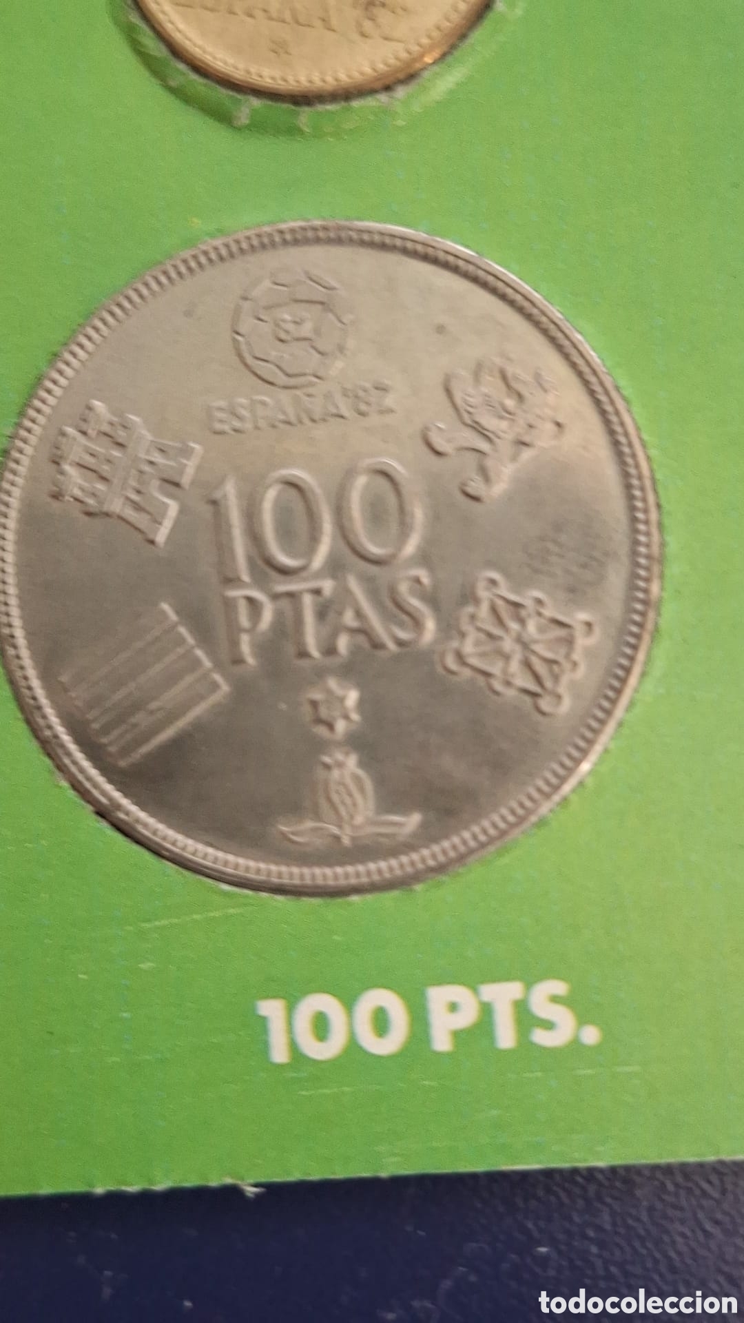 Monedas Juan Carlos I: Cartera 1982 con error del mundial - Foto 8