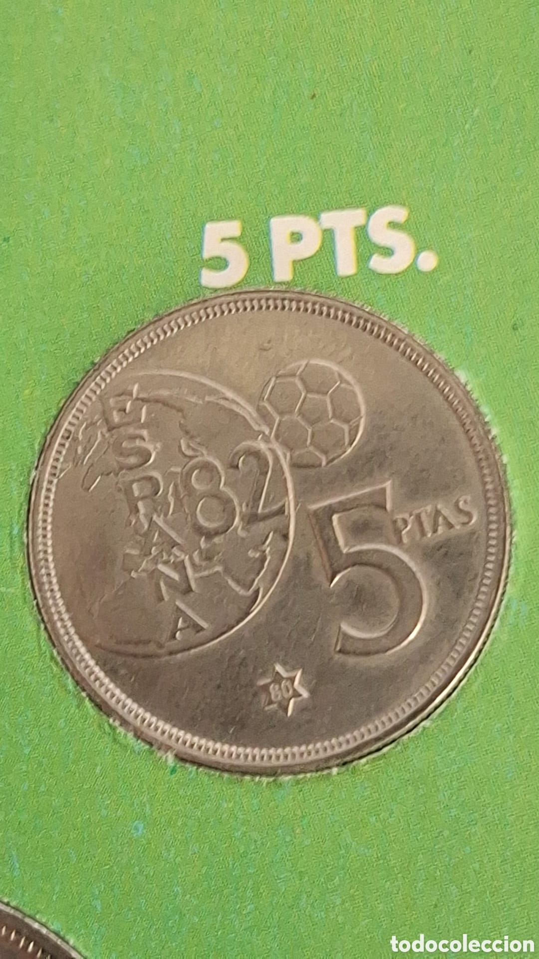 Monedas Juan Carlos I: Cartera 1982 con error del mundial - Foto 11