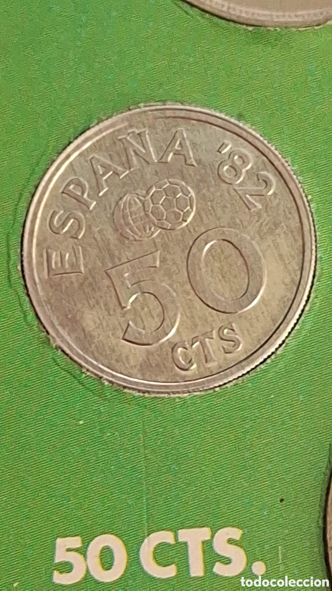 Monedas Juan Carlos I: Cartera 1982 con error del mundial - Foto 13