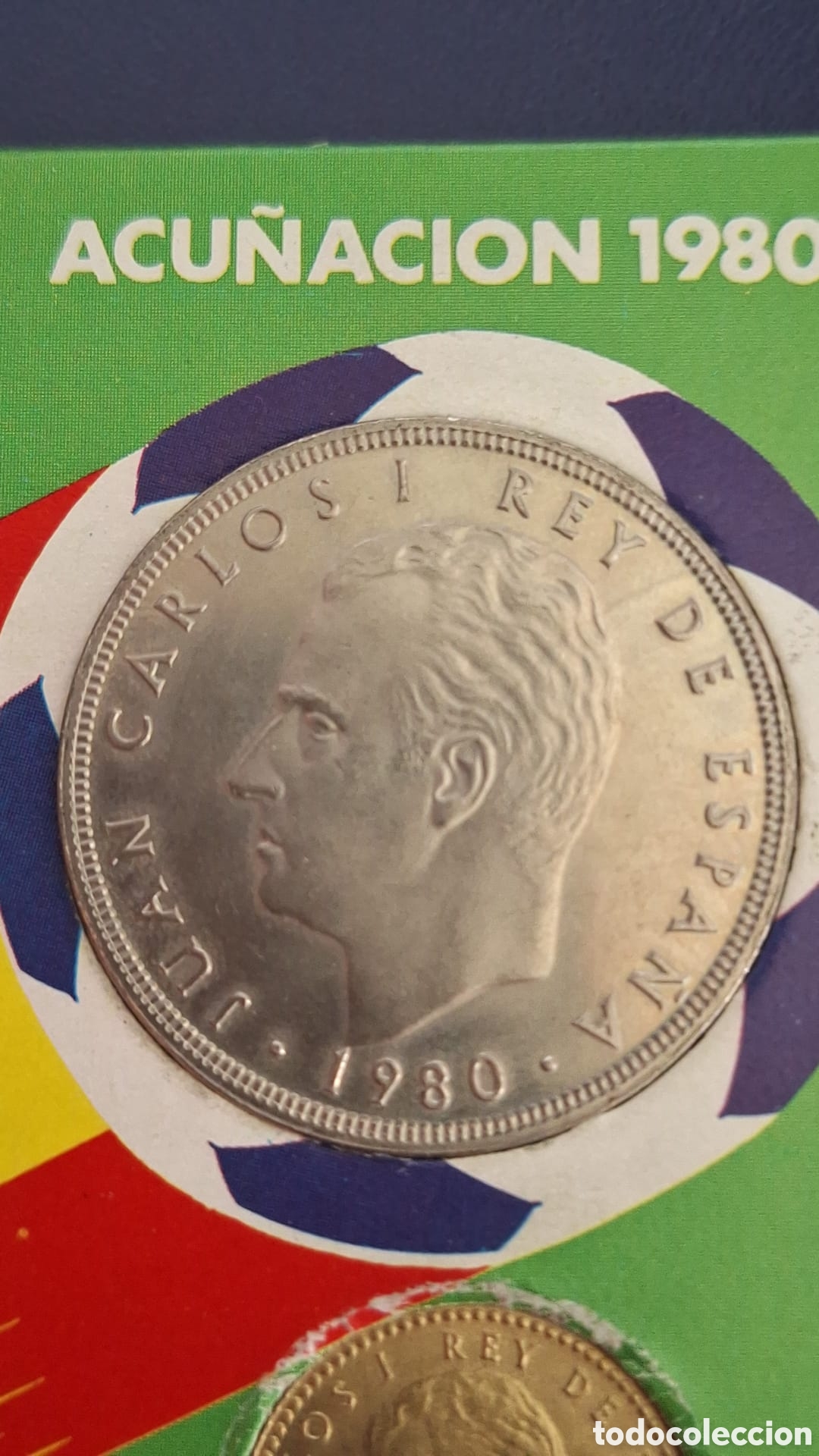 Monedas Juan Carlos I: Cartera 1982 con error del mundial - Foto 14