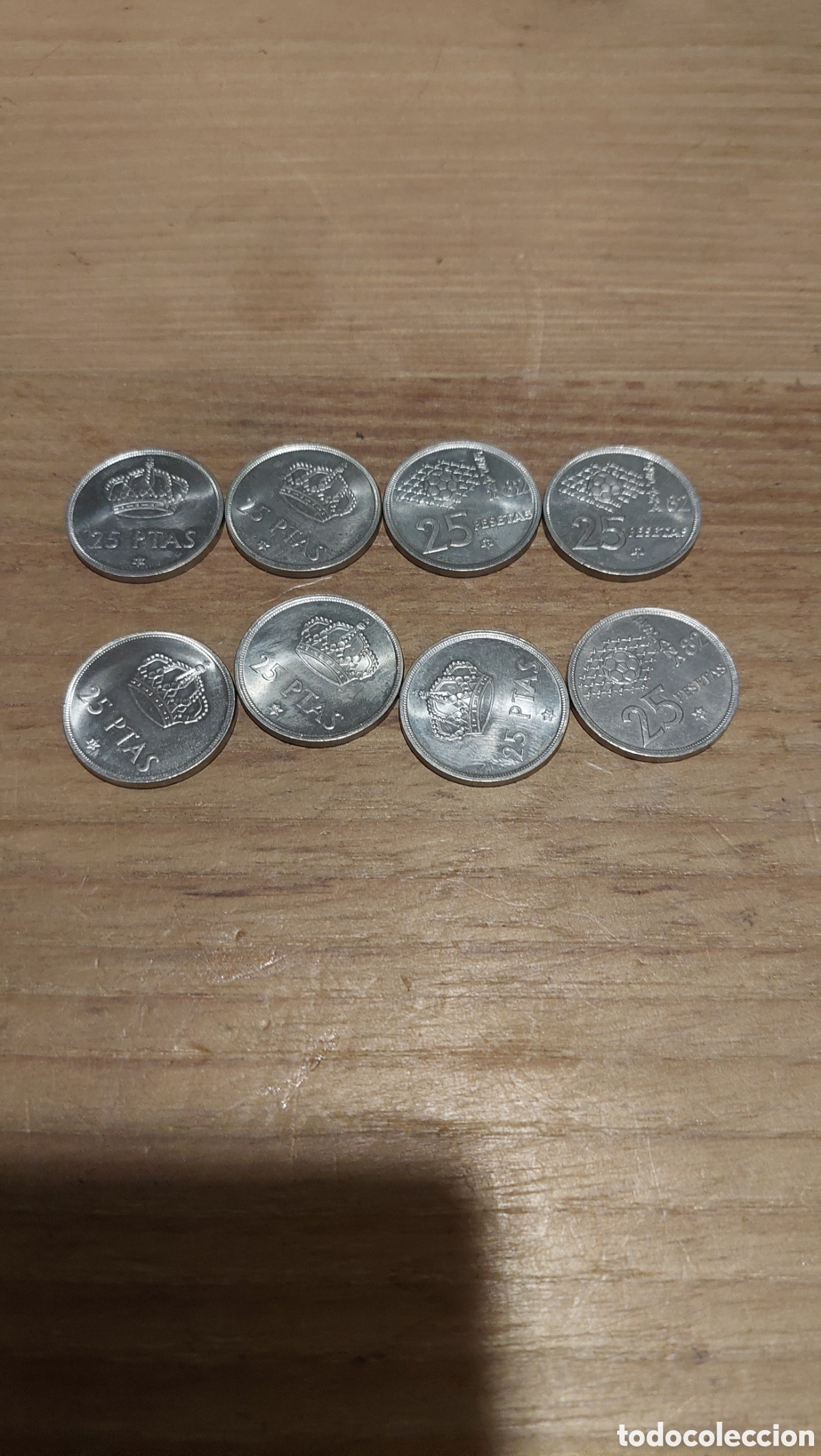 Monedas Juan Carlos I: Lote rey Juan Carlos I 1975 *76 *77 *80 *81 nuevos