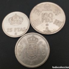 Monedas Juan Carlos I: ESPAÑA 3 MONEDAS DISTINTAS