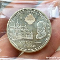 Monedas Juan Carlos I: MONEDA PLATA 2000 PESETAS 1998. FELIPE II