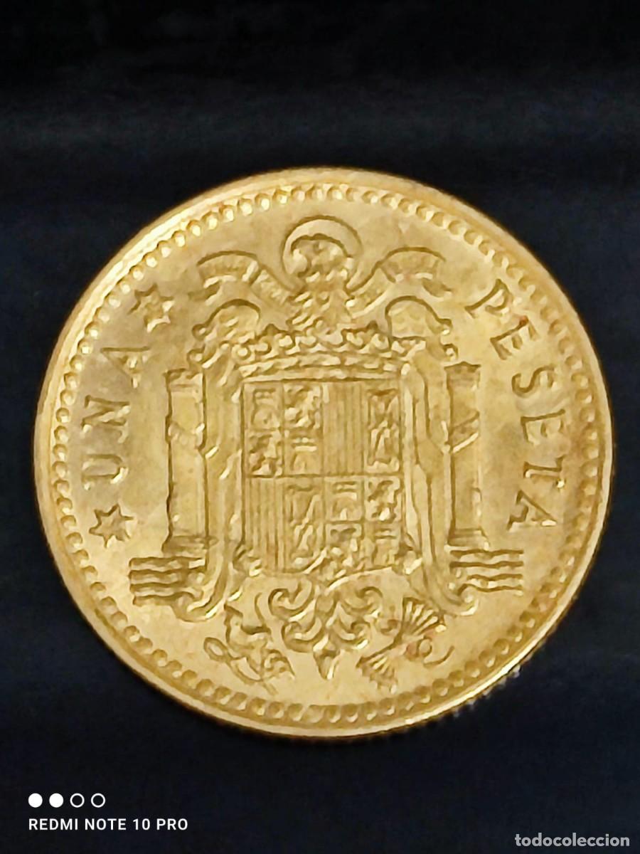 Monedas Juan Carlos I: Moneda 1 PTS.REY 1.975 - Foto 2